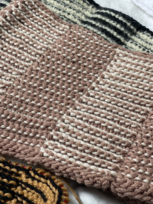 Sustainable Scrap Series: Contrast Cowl Knitting Pattern-Downloadable PDF